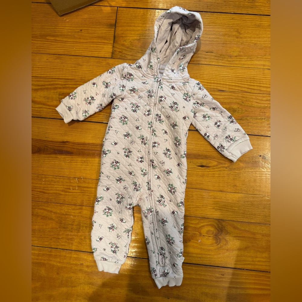 Little Planet Carter’s organic long sleeve jumpsuit with hood